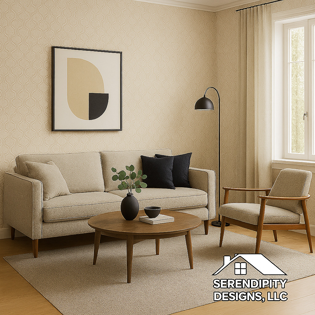 Uplift Your Greenwood Space with Pure Paper Wallpaper